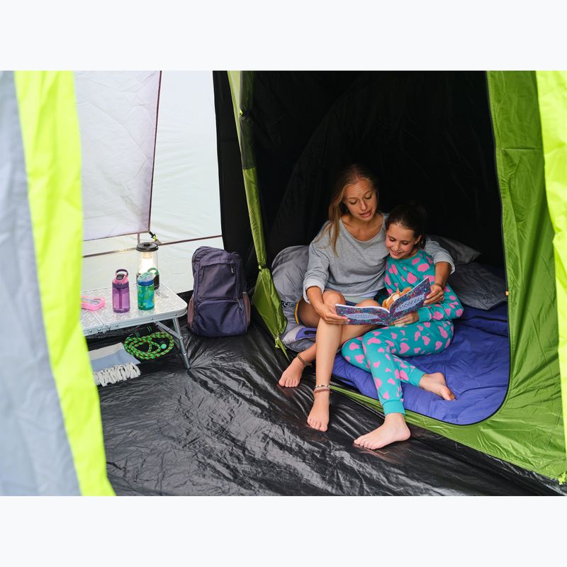 Coleman Spruce Falls 4-person camping tent Blackout green 12