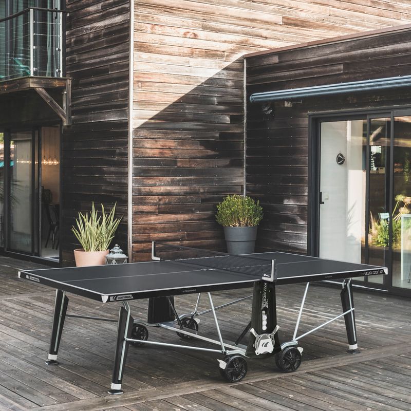 Table tenis table Cornilleau Black Code Outdoor black 9