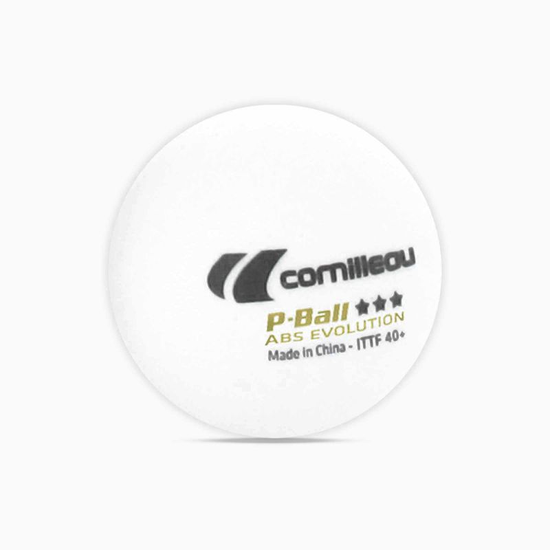 Cornilleau P-Ball*** ABS EVOLUTION table tennis balls 3 pcs. White 2