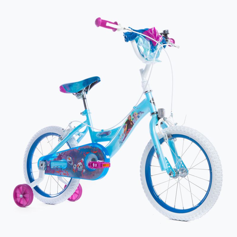Huffy Frozen EZ-Build 16" blue/white/purple children's bike