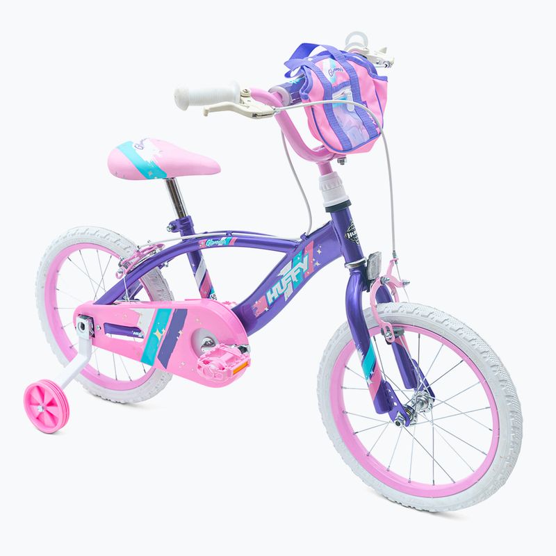 Huffy Glimmer 16" pink children's bike 3
