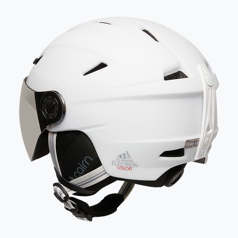 Ski helmet Cairn Electron Visor mat white 2