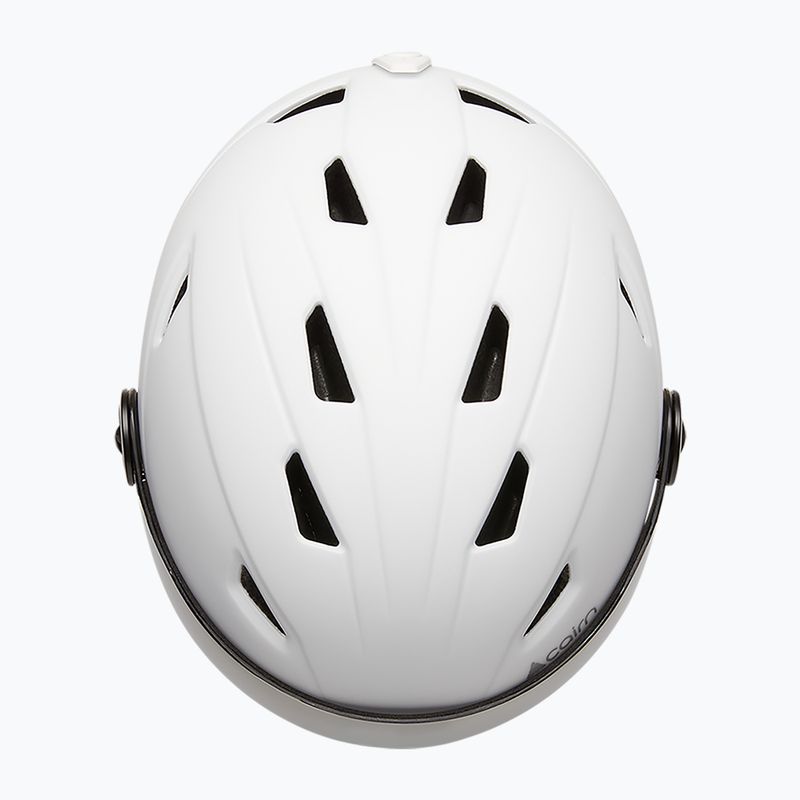Ski helmet Cairn Electron Visor mat white 3