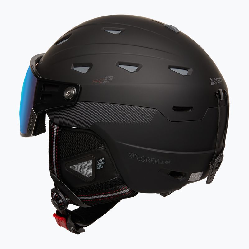 Ski helmet Cairn Xplorer Visor Evolight NXT black 2