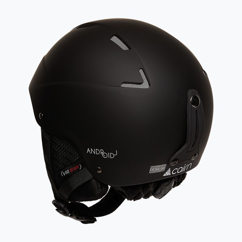 Children's ski helmet Cairn Android Jr matte black 2