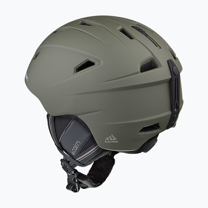 Ski helmet Cairn Electron mat khaki 2