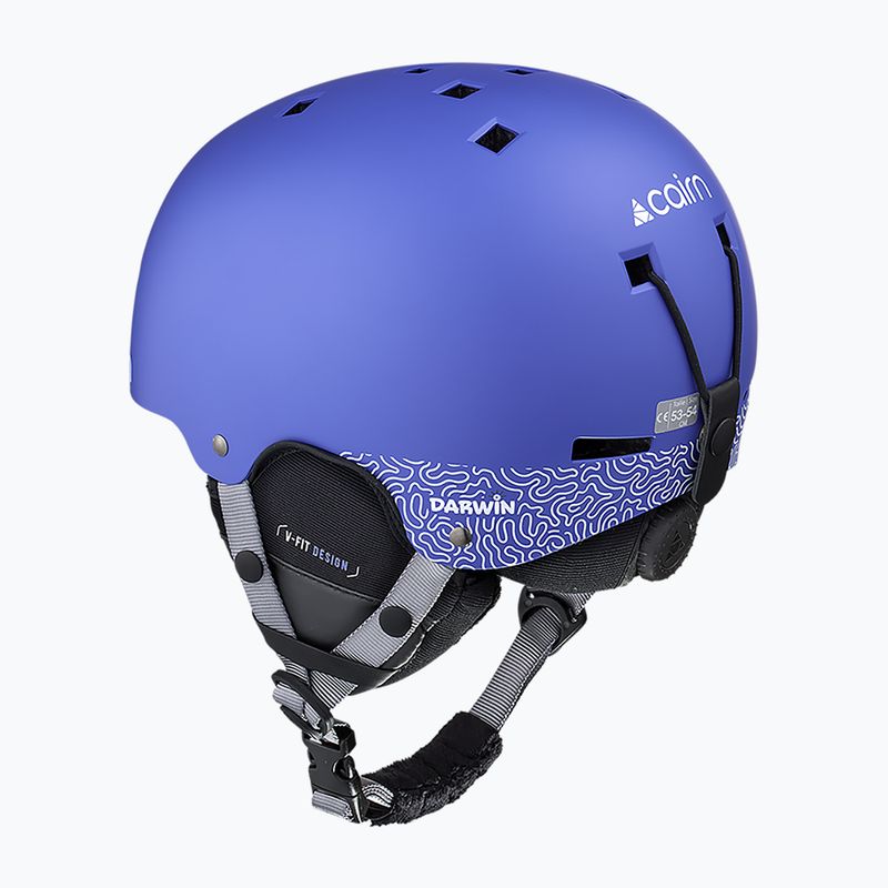 Children's ski helmet Cairn Darwin Jr mat blue 2