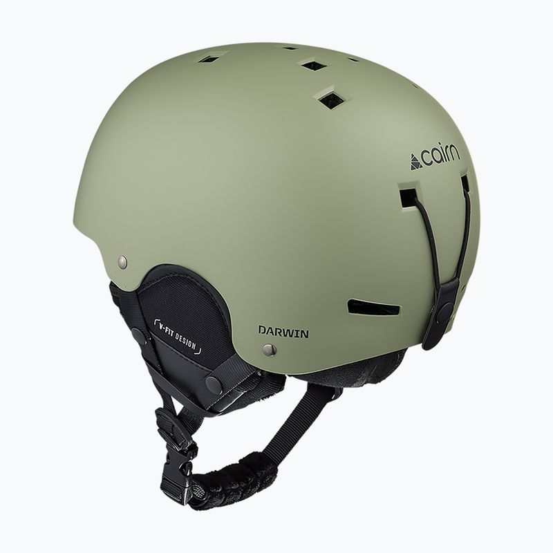 Ski helmet Cairn Darwin mat light khaki 2