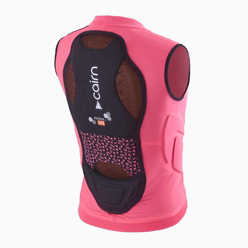 Children's protective vest Cairn Proride D30 Jr fluo pink 2