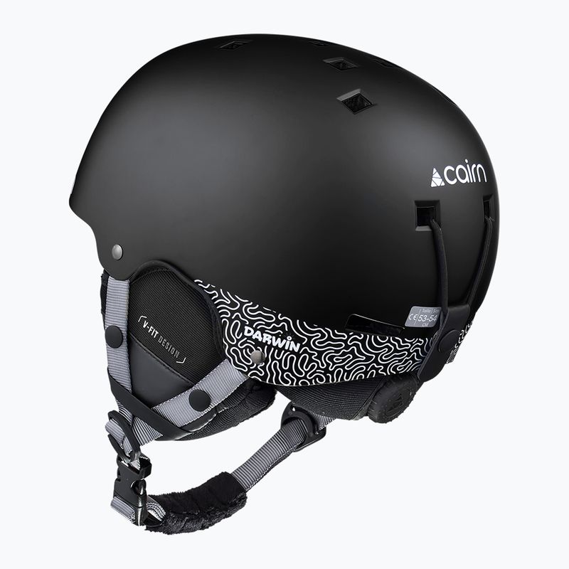 Children's ski helmet Cairn Darwin Jr matte black 2