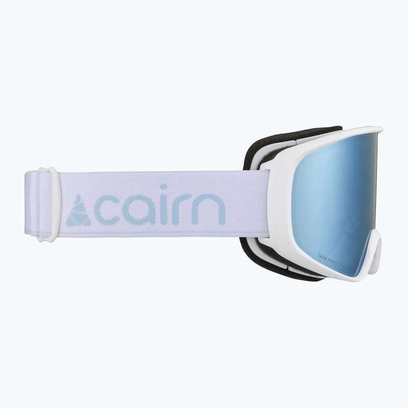 Ski goggles Cairn Glide Pure mat white sky 3