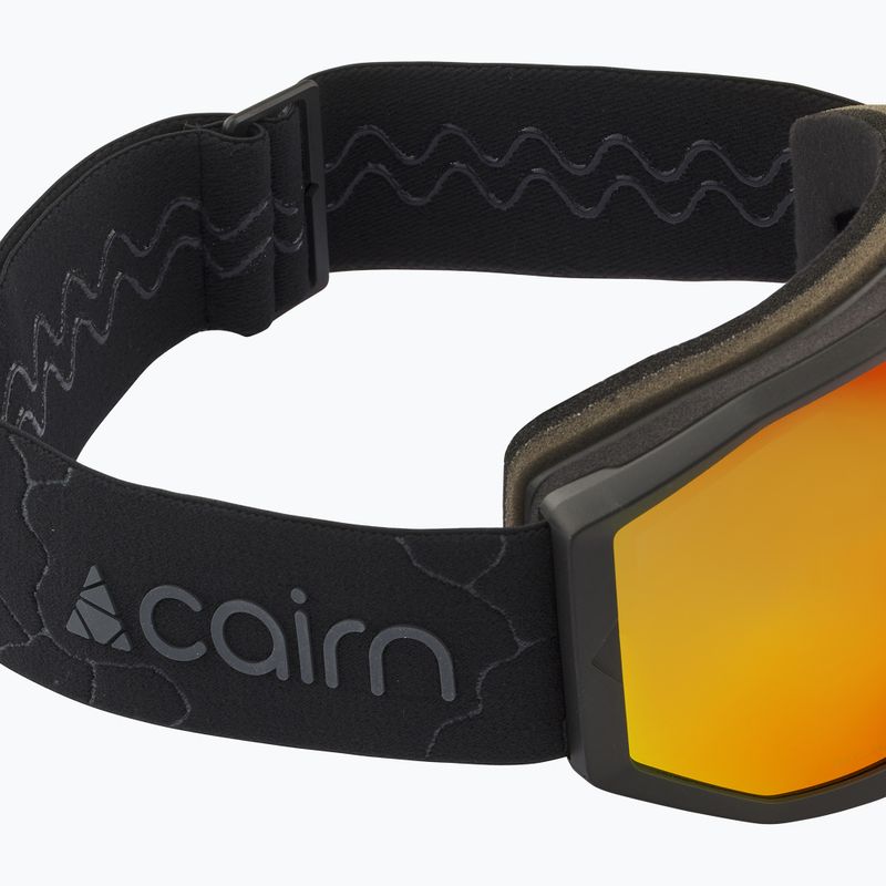 Ski goggles Cairn Frost Pure mat black red 6