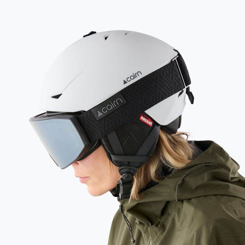Ski helmet Cairn Rise II mat white 5