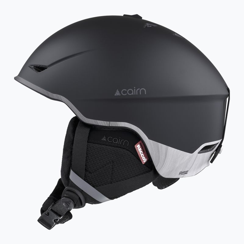 Ski helmet Cairn Rise II mat black lava 2