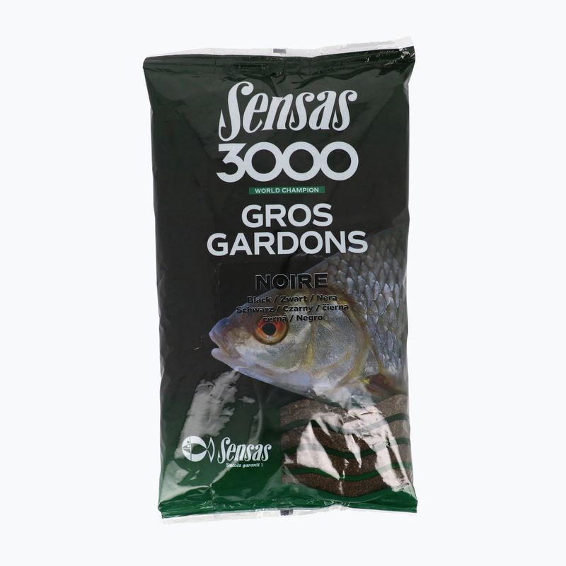 Sensas 3000 Gros Gardons Noire black fishing groundbait 00232