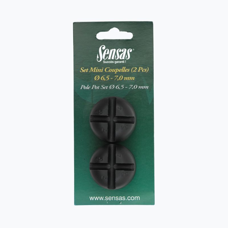Sensas Mini 2 pc bait cup set black 01146 2