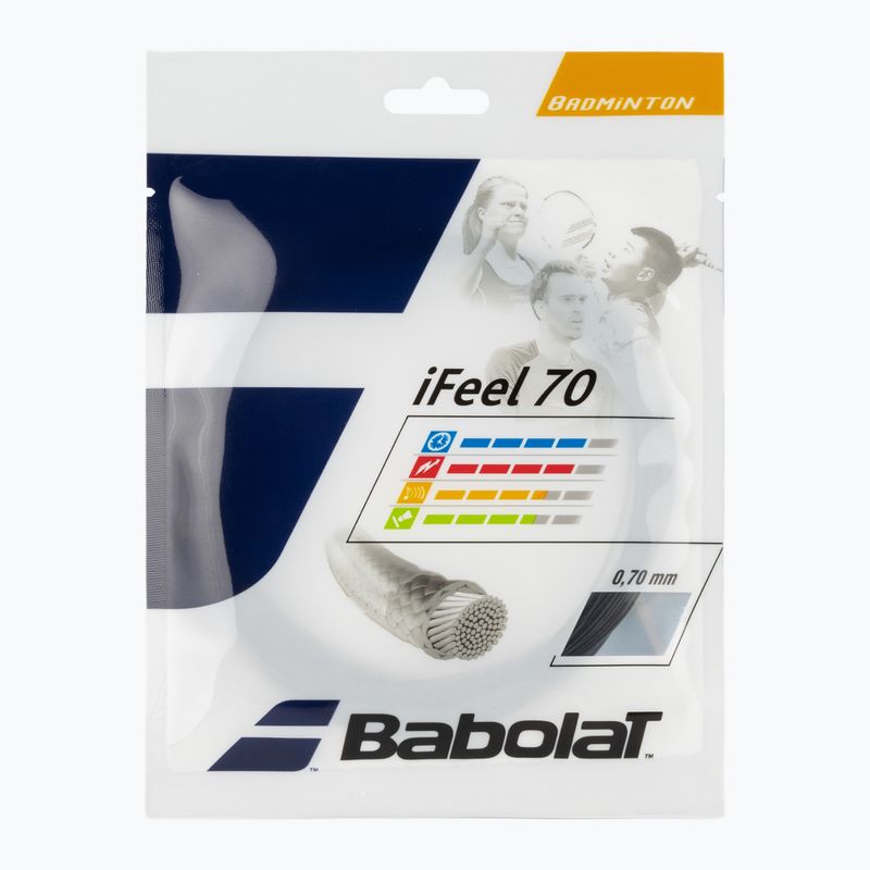 Tennis string Babolat bad.iFEEL 10,2M black