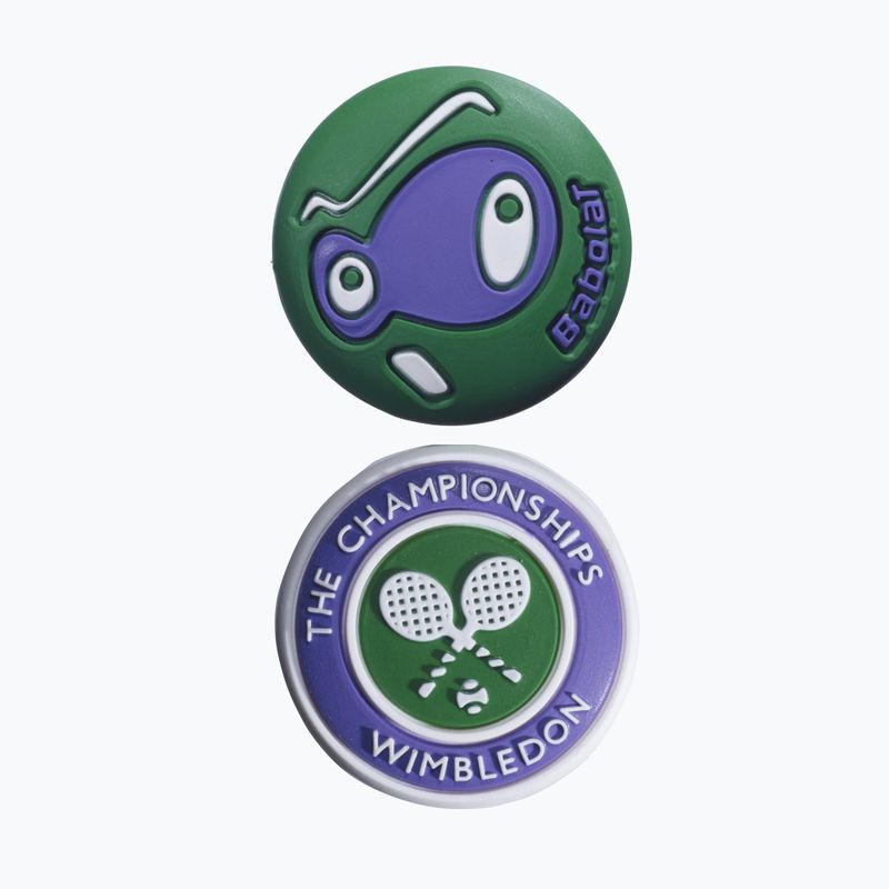 Babolat Loony Damp Wimbledon vibration dampers 2 pcs green 700037