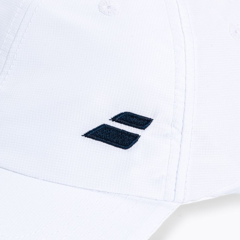 Babolat Basic Logo baseball cap white 5UA1221 5