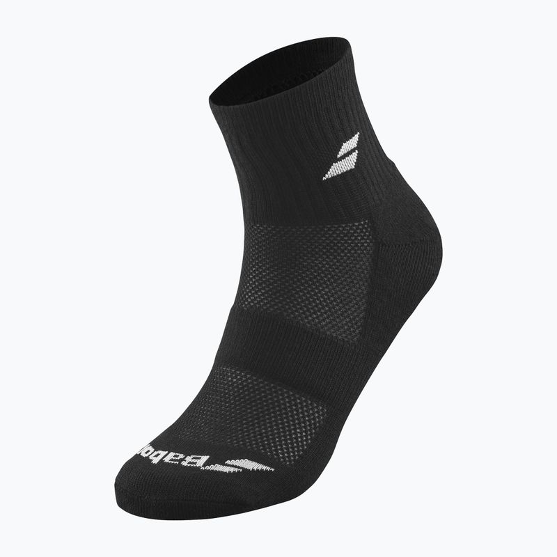 Babolat Quarter 3 Pack socks black/black 2