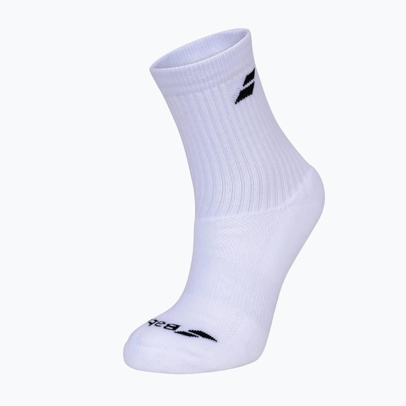 Babolat Junior children's socks 3 pairs white/white