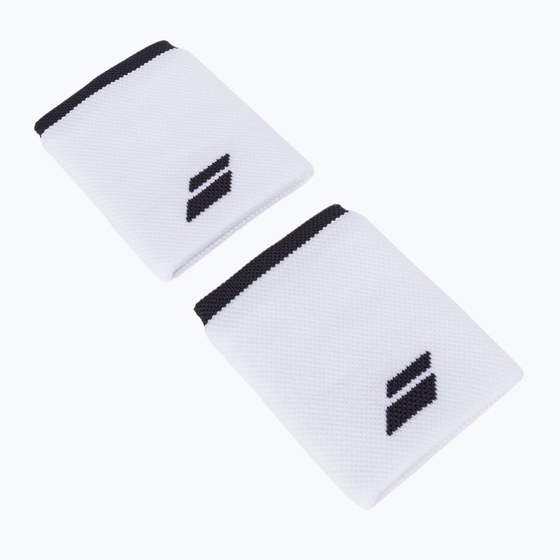 Babolat Logo Jumbo wrist wraps 2 pcs white 5UA1262