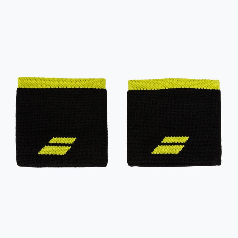 Babolat Logo wrist wraps 2 pcs black/yellow 5UA1261 2