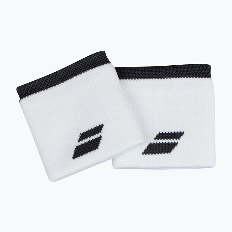 Babolat Logo wrist wraps 2 pcs white and black 5UA1261 3