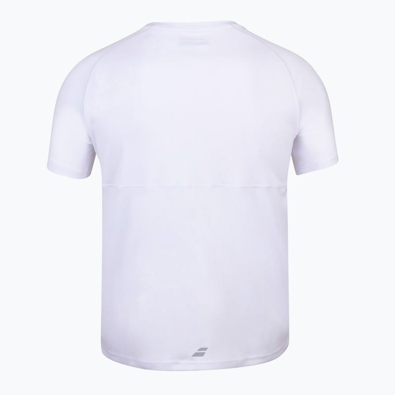 Babolat men's tennis shirt Play Crew Neck white 3MP1011 2