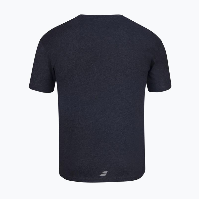 Babolat men's tennis shirt Exercise black heather 2