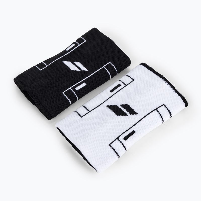 Babolat Jumbo Reversible wrist wraps 2 pcs black and white 5UA1281