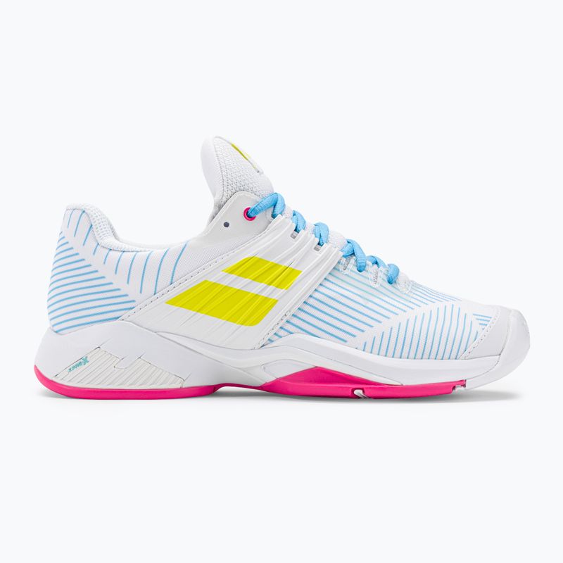 Babolat women's tennis shoes 21 Jet Mach 3 Clay white/sulphur spring 2