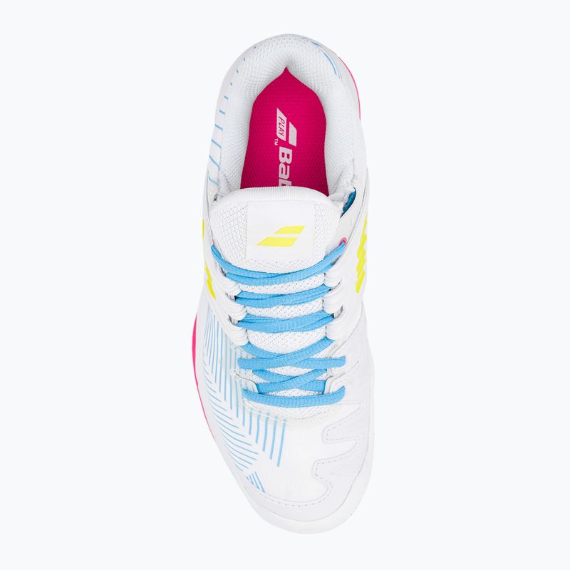 Babolat women's tennis shoes 21 Jet Mach 3 Clay white/sulphur spring 6