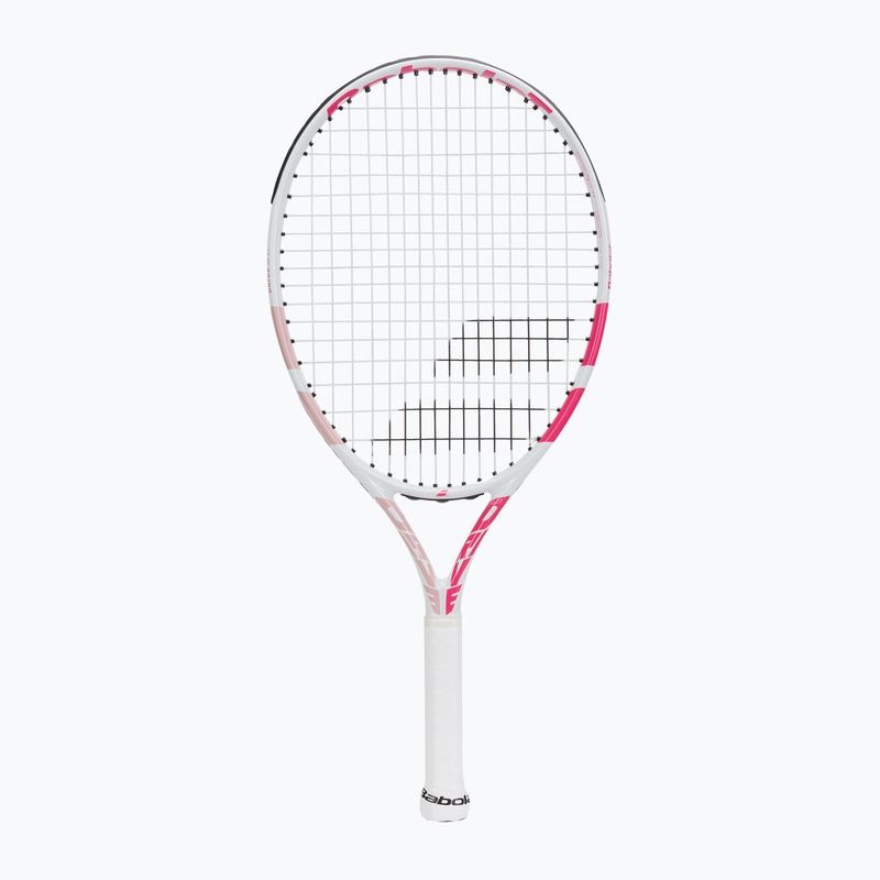 Babolat Drive Jr 23' Girl children's tennis racket white 140427