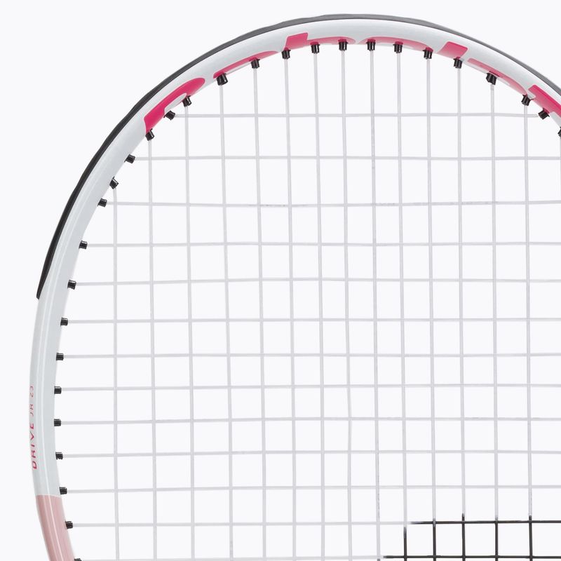 Babolat Drive Jr 23' Girl children's tennis racket white 140427 6