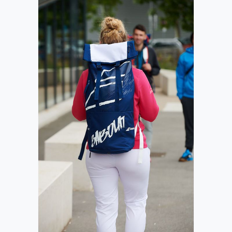 BabolatBackrack 2 badminton backpack blue and white 189521 7