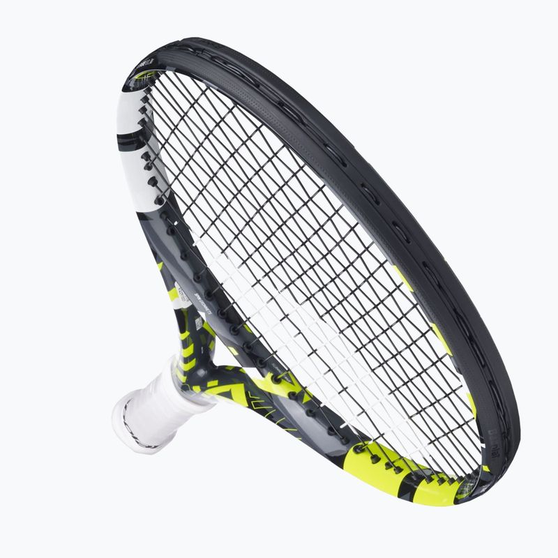 Babolat Pure Aero Junior 25 grey/yellow/white children's tennis racket 5
