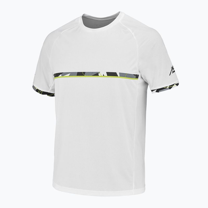 Men's Babolat Aero Crew Neck Tennis Shirt White 2MS23011Y