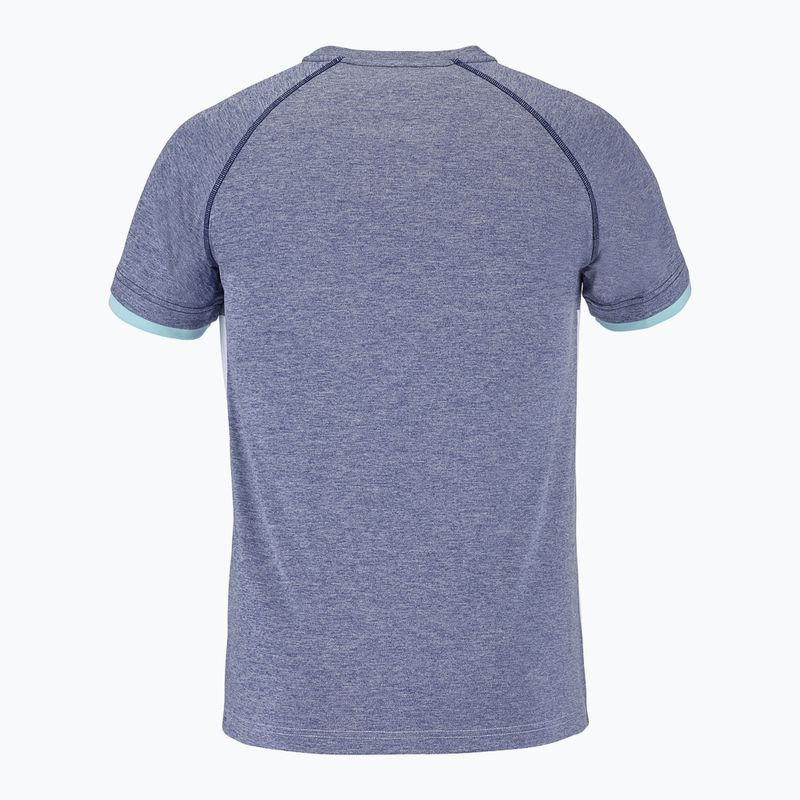 Babolat men's tennis t-shirt Play Crew Neck white and blue 3MTE011 2
