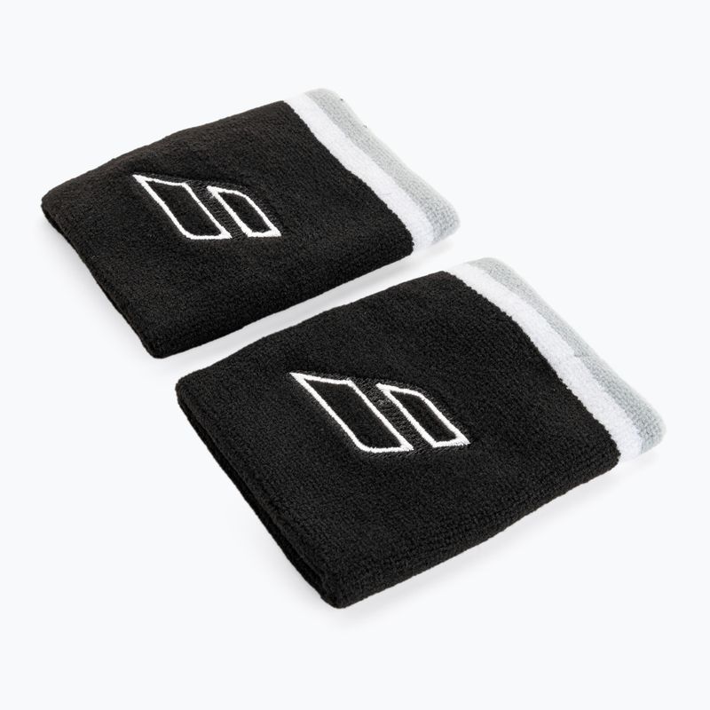 Babolat Terry Jumbo Wristband 2 pcs black/white 2