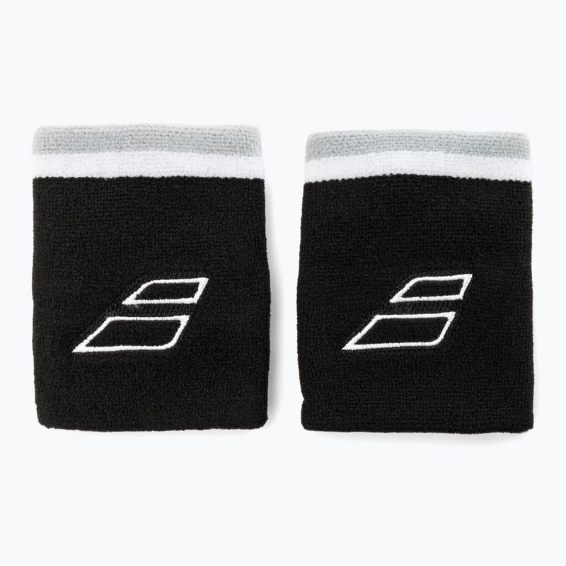 Babolat Terry Jumbo Wristband 2 pcs black/white
