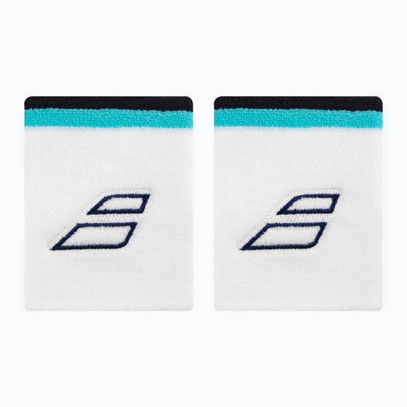 Babolat Terry Jumbo Wristband 2 pcs white 5UA1263