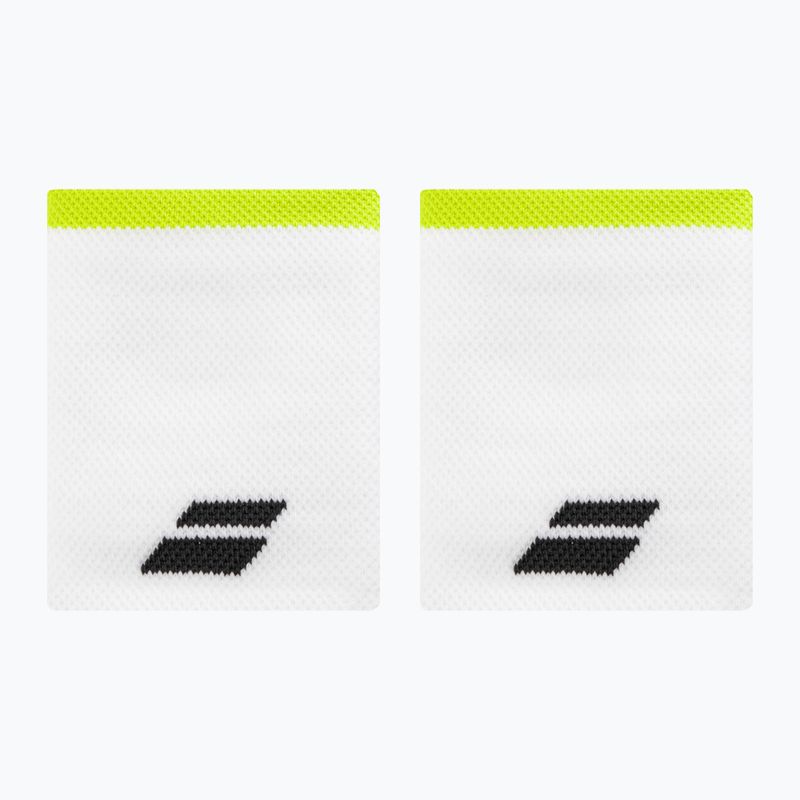 Babolat Logo Jumbo Wristband 2 pcs white 5UA1262 2
