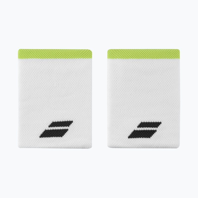 Babolat Logo Jumbo Wristband 2 pcs white 5UA1262 3