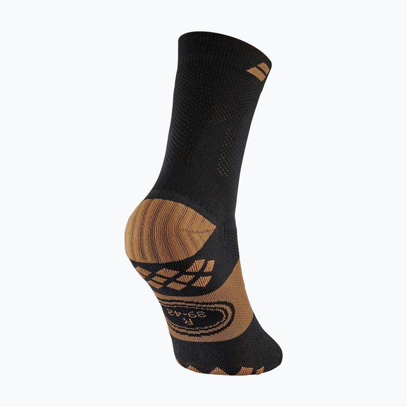 Babolat men's Badminton Pro Crew socks black/bright gold 2