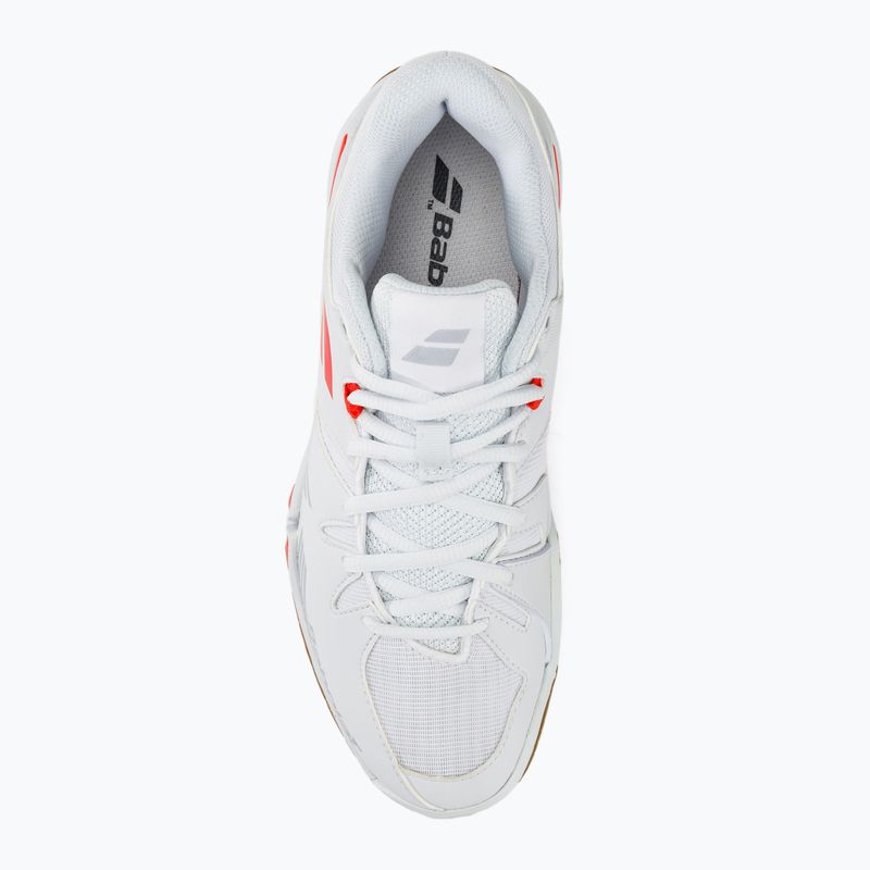 Babolat Shadow Spirit white/lavender women's badminton shoes 5