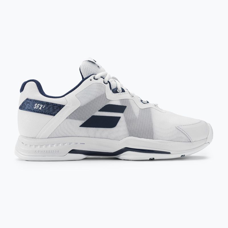 Babolat men's tennis shoes SFX3 All Court white/navy 2
