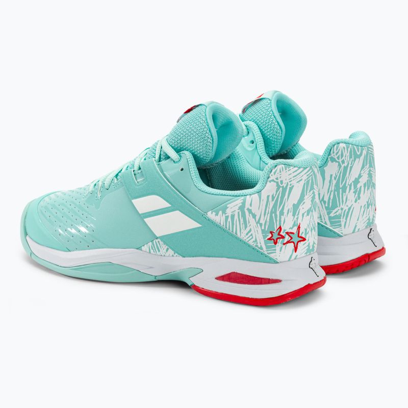 Babolat Propulse All Court JR children's tennis shoes yucca/white 3
