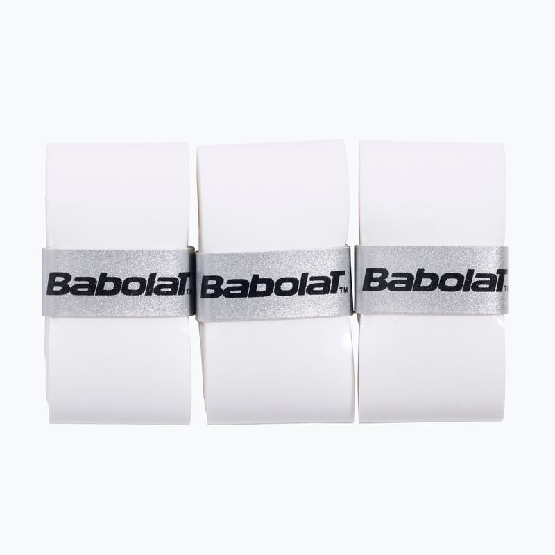 Babolat Pro Tour 2.0 tennis racket wraps 3 pcs white 2