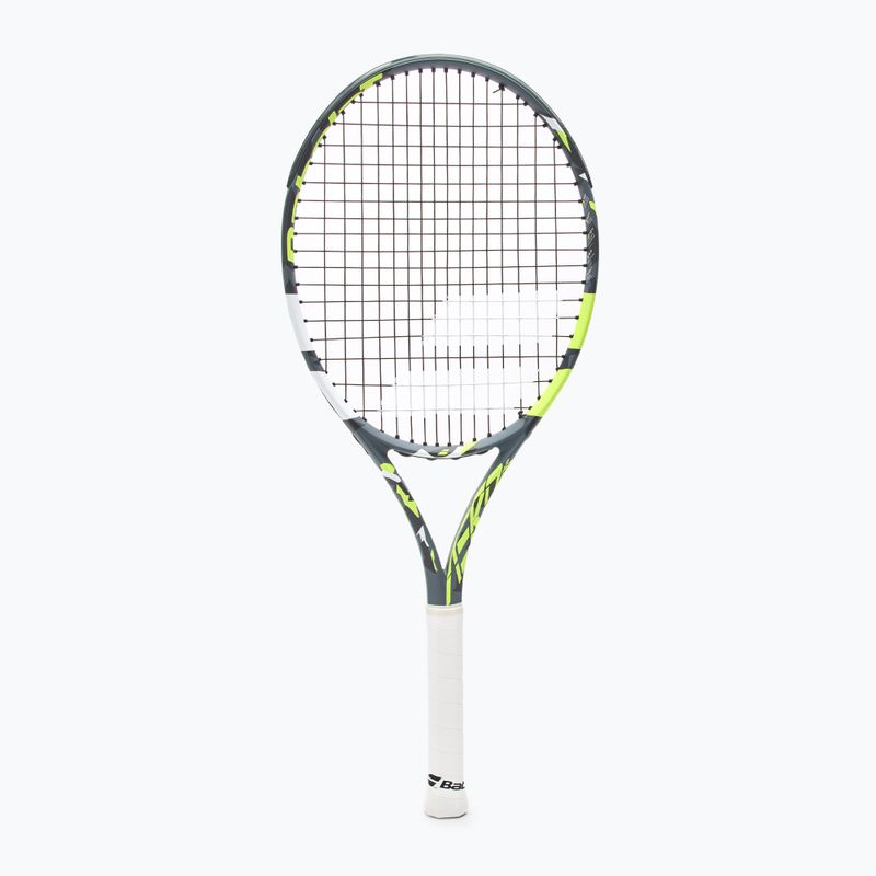 Babolat Aero Junior 26 grey/yellow/white children's tennis racket